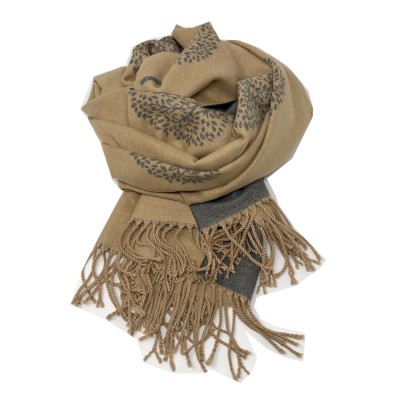 Mulberry Tree Wool Blend Camel/Grey