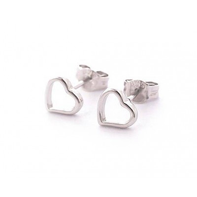 Small Heart stud earrings