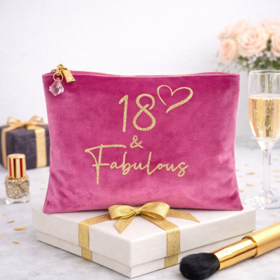 Velvet 18th Birthday Makeup Bag