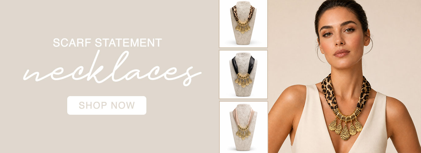 Scarf - statement necklaces