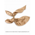 Satin Teardrop Hammered Statement Necklace